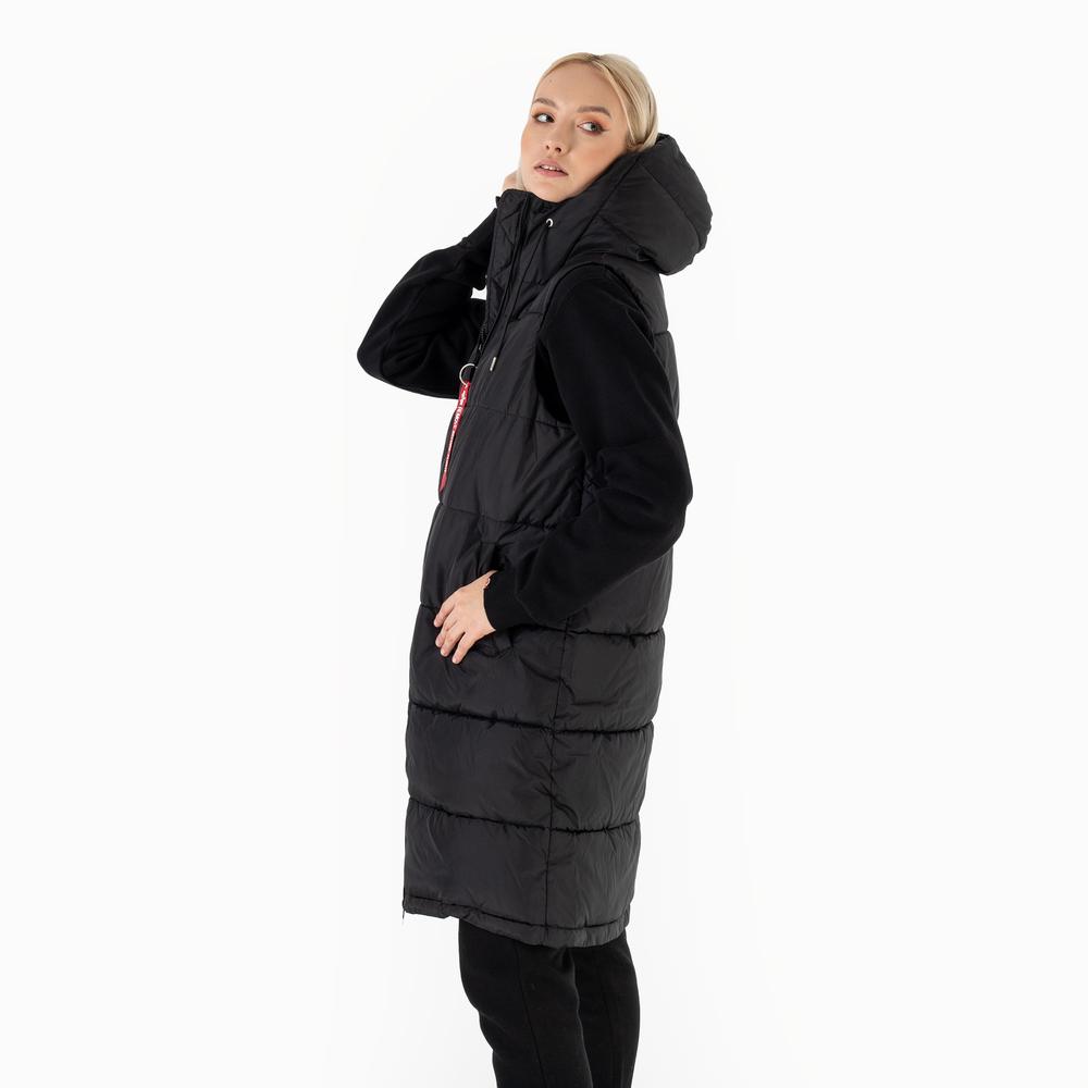 Vesta Alpha Industries Long Puffer Vest WMN 10800203 - černé