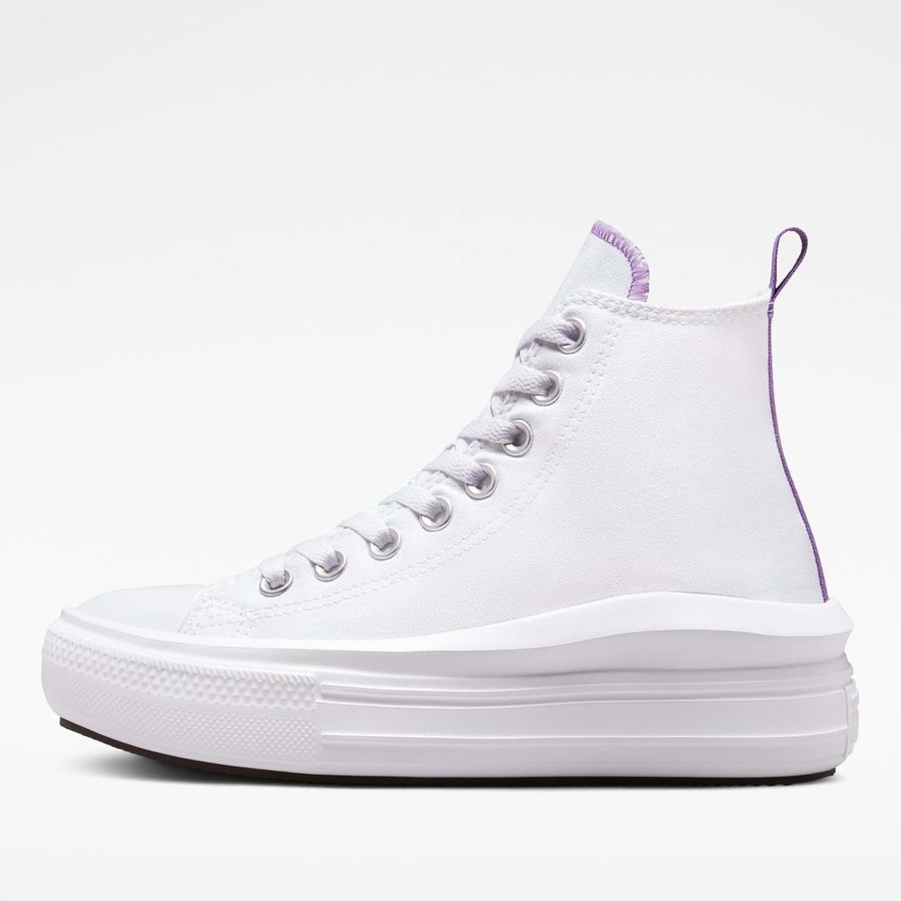 Boty Converse Chuck Taylor All Star Move Platform A03667C - bílé