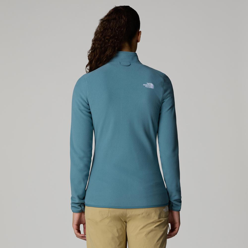 Dámské blúza The North Face 100 Glacier Full-Zip Fleece 0A855O4221 - modré
