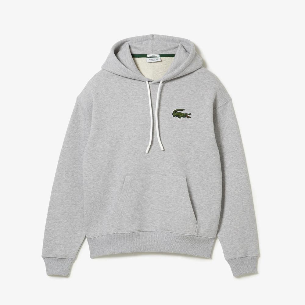 Mikina Lacoste Loose Fit SH6404-CCA - šedivé