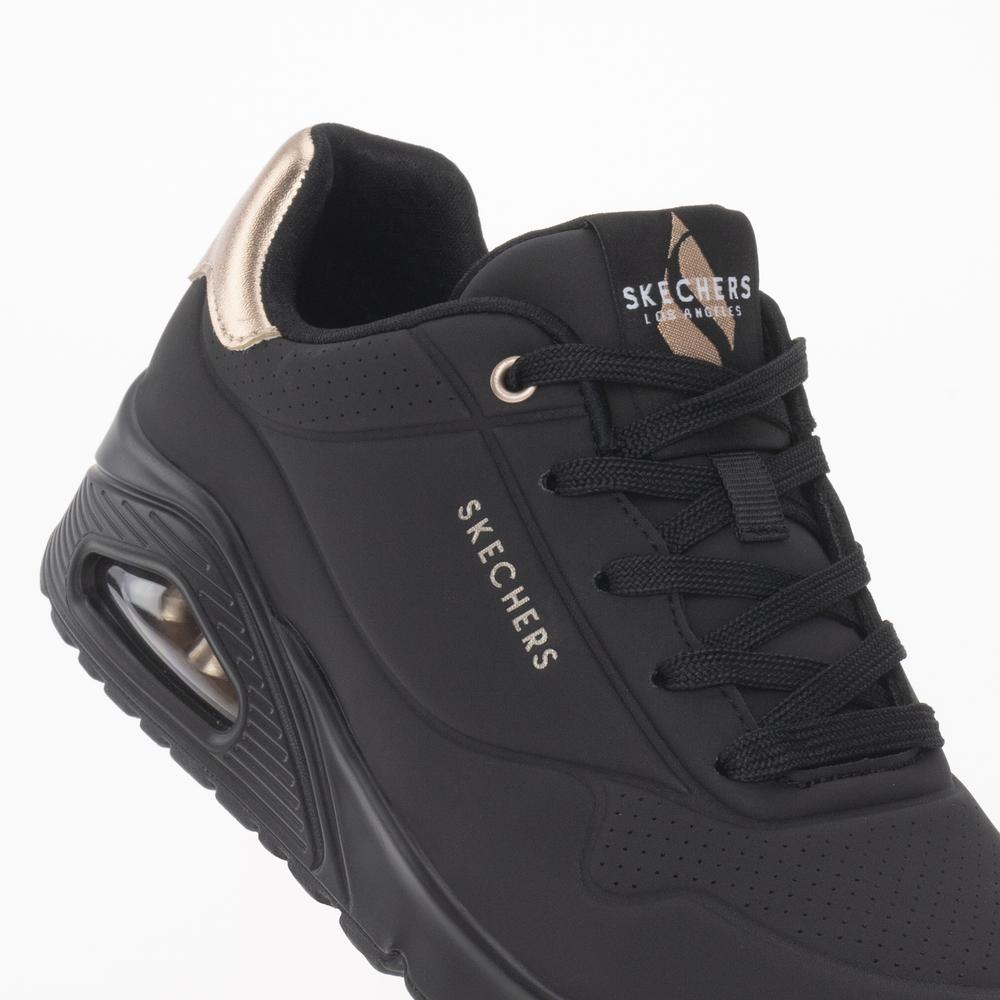 Boty dámské Skechers Uno Golden Air 177094BBK - černé