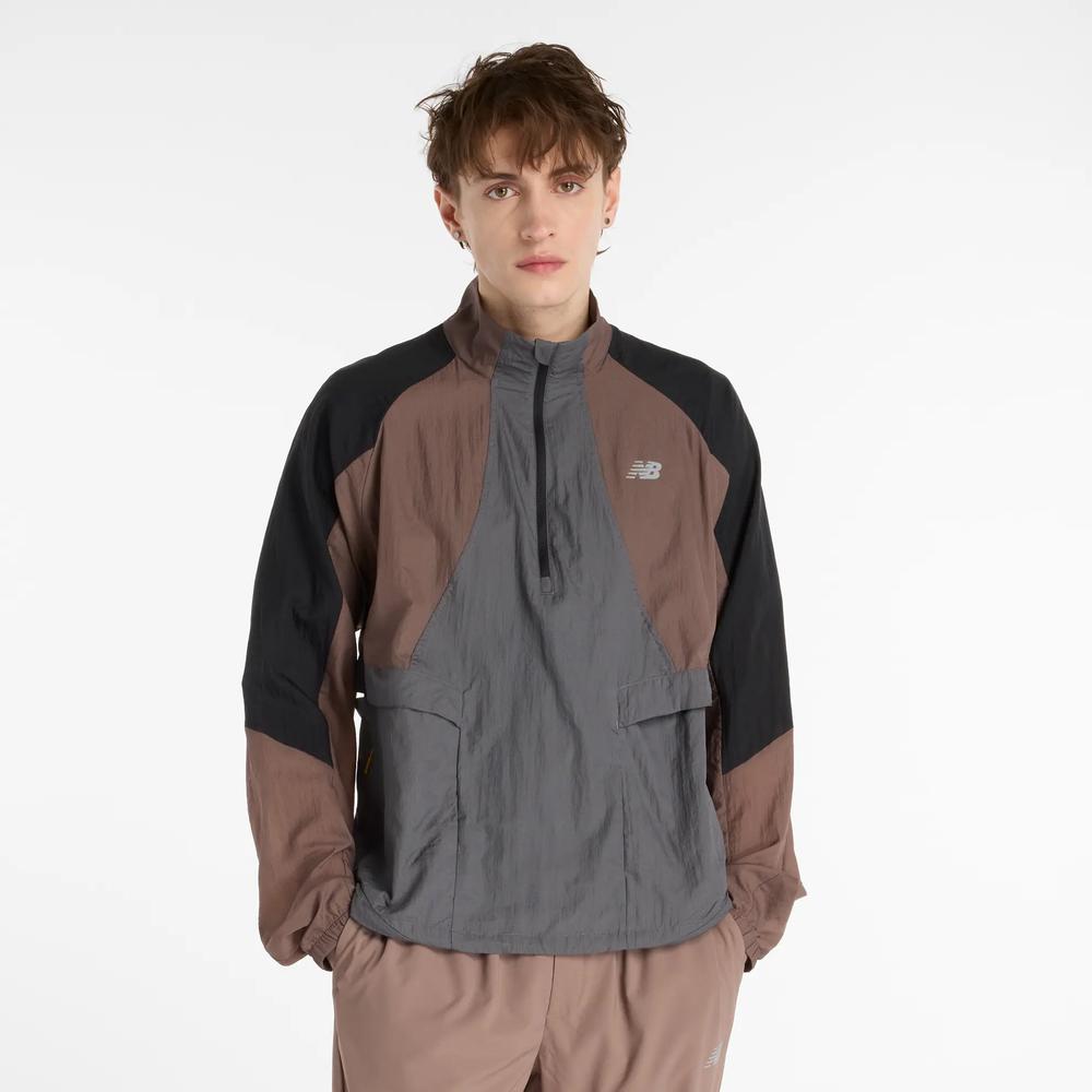 Pánská bunda New Balance MO53206EAS - hnědé