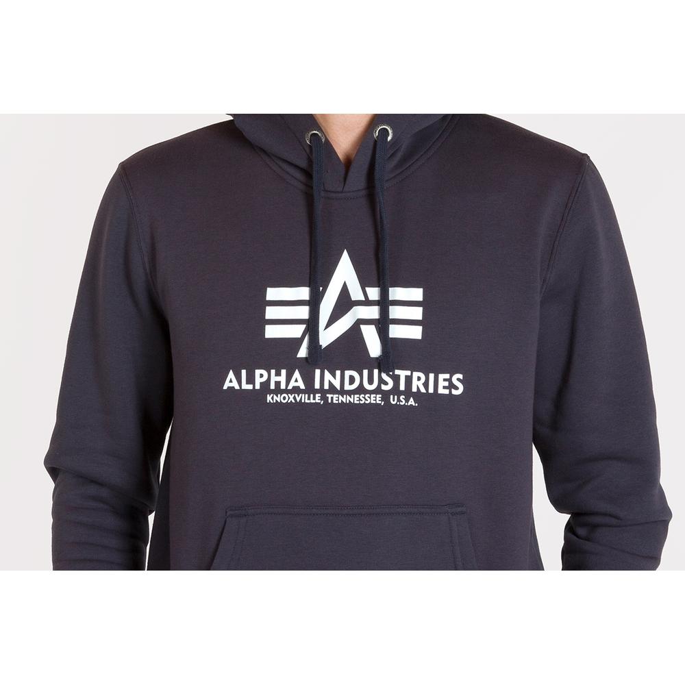 Mikina Alpha Industries Basic Hoody 17831202 - šedivé