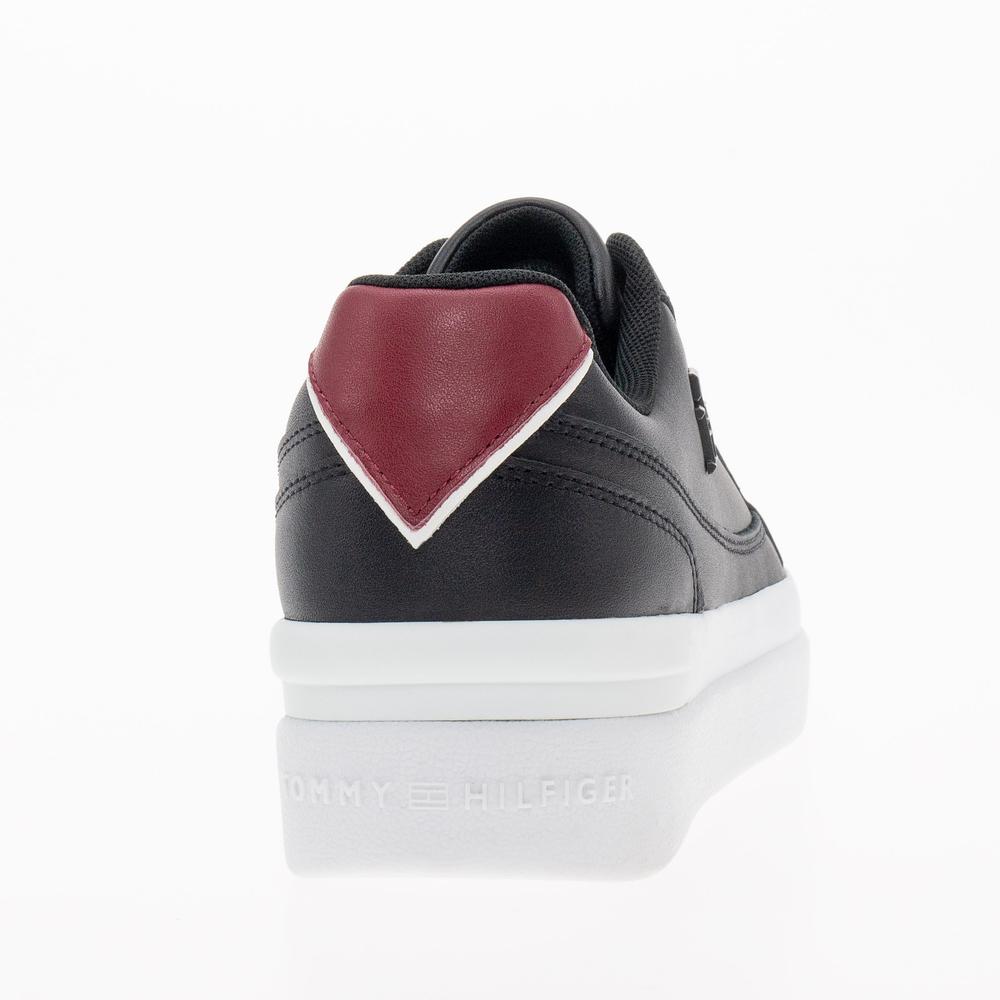 Boty Tommy Hilfiger Elevated Court Sneaker FW0FW07568-BDS - černé