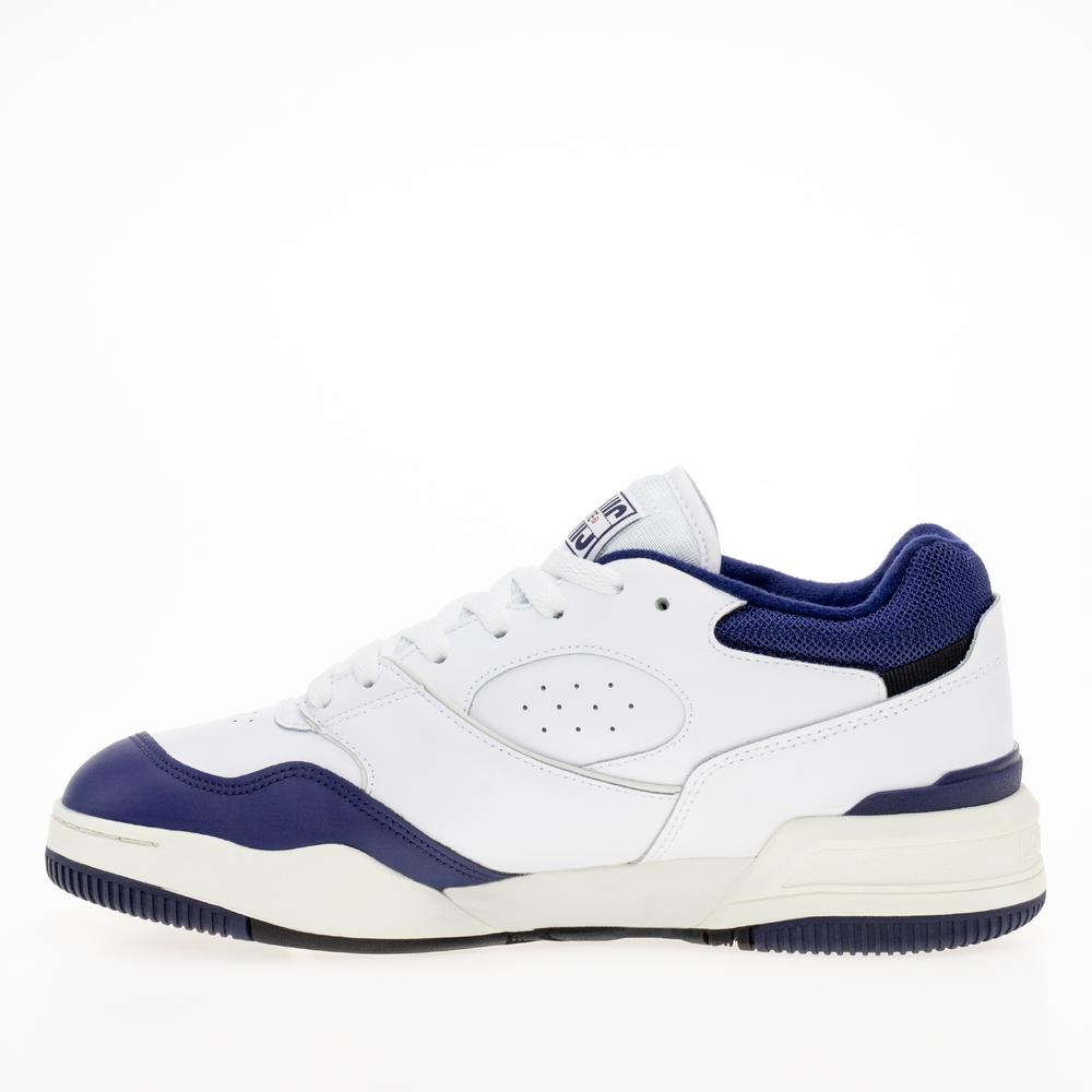 Boty Lacoste Lineshot Mesh Collar Leather Trainers 746SMA0075-042 - bílá