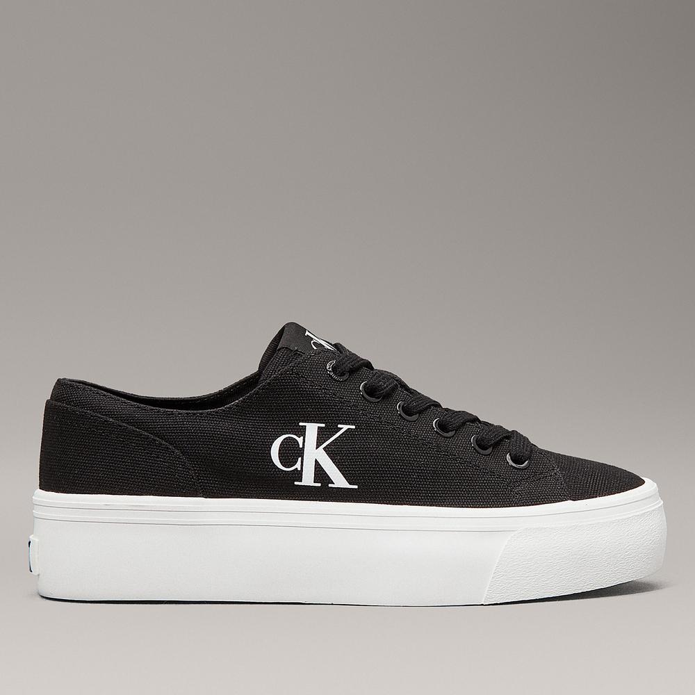 Boty Calvin Klein Vulc Flatform Low CV MG YW0YW01763-0GM - černé