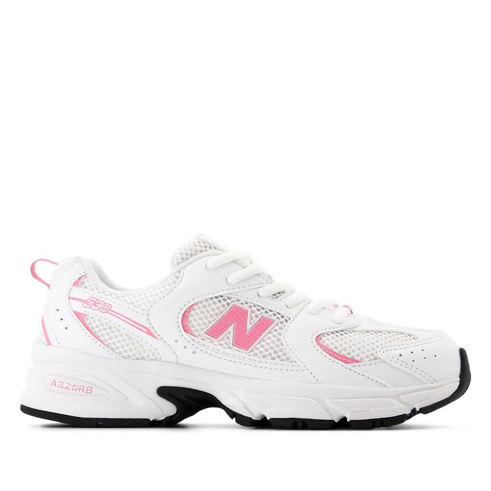 Dětské boty New Balance GR530CL - bílé