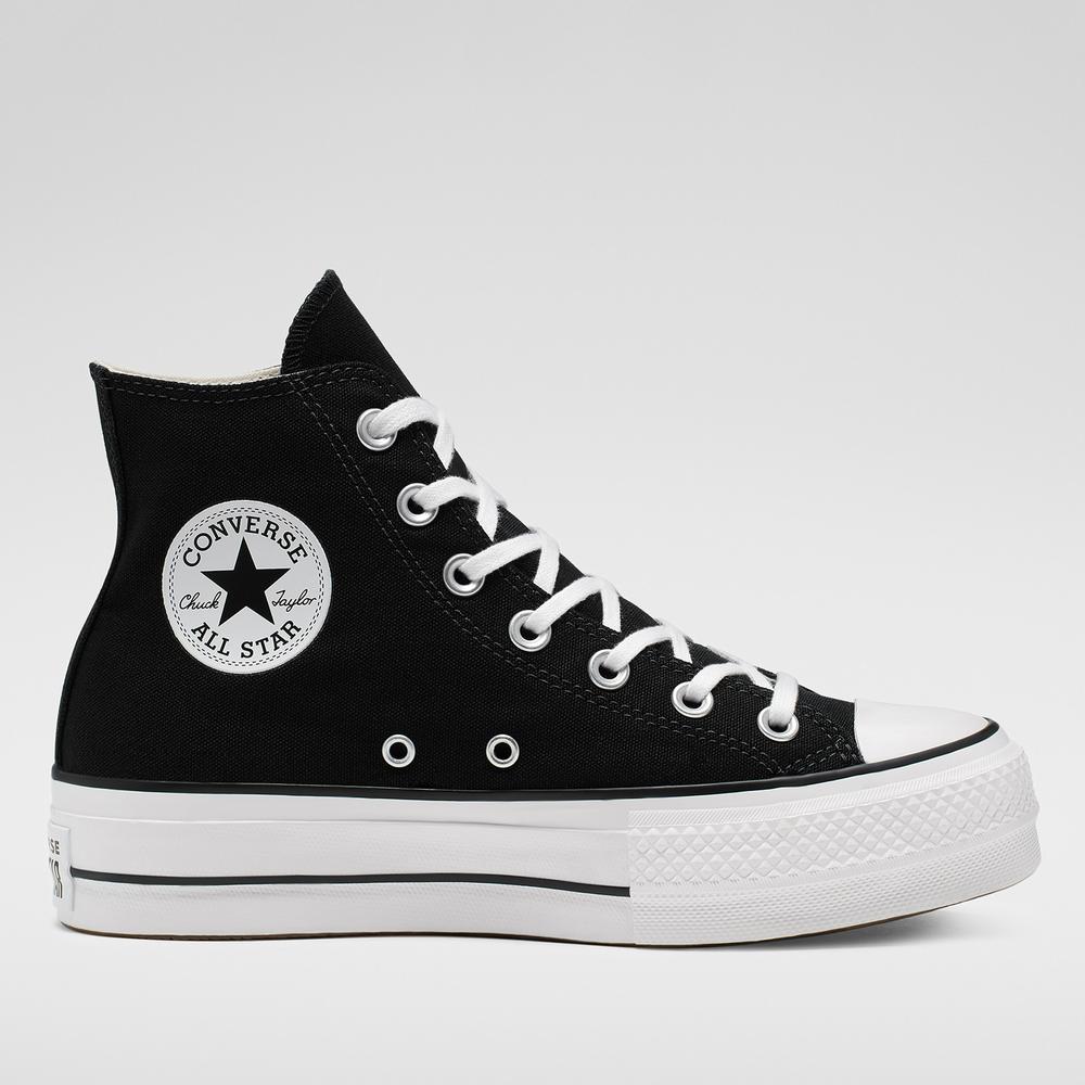 Boty Converse Chuck Taylor All Star Lift Platform Canvas 560845C - černé
