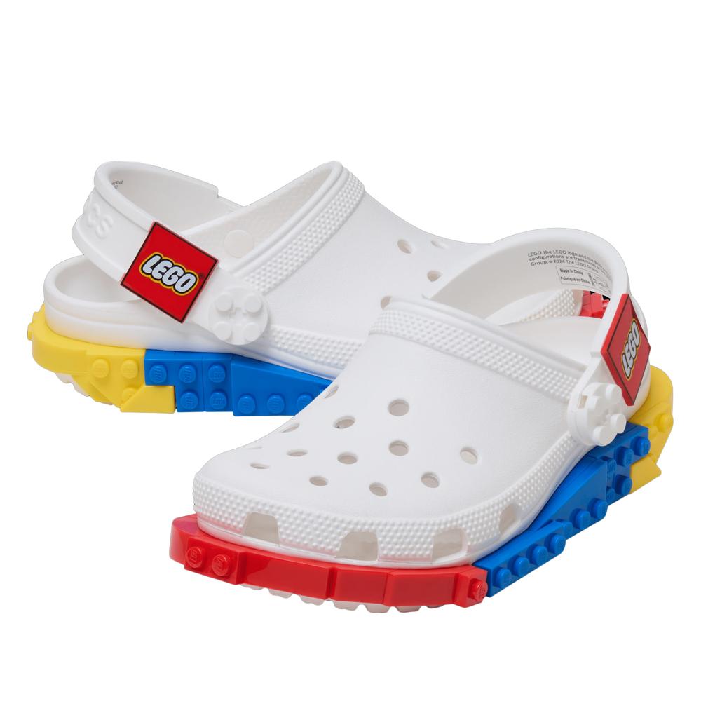 Dětské Žabky Crocs System Classic Clog 211874-100 - bílé