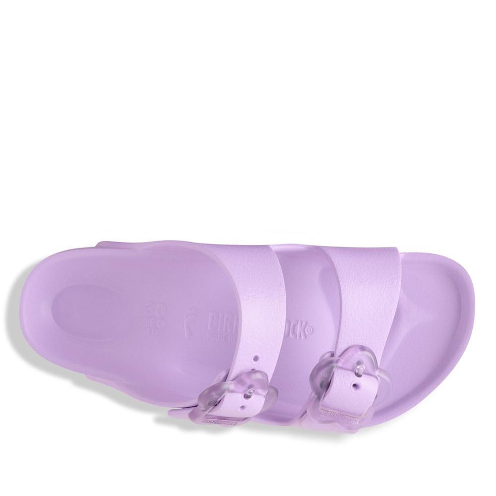 Žabky dětské Birkenstock Arizona Flower Eva 1031262 - fialové