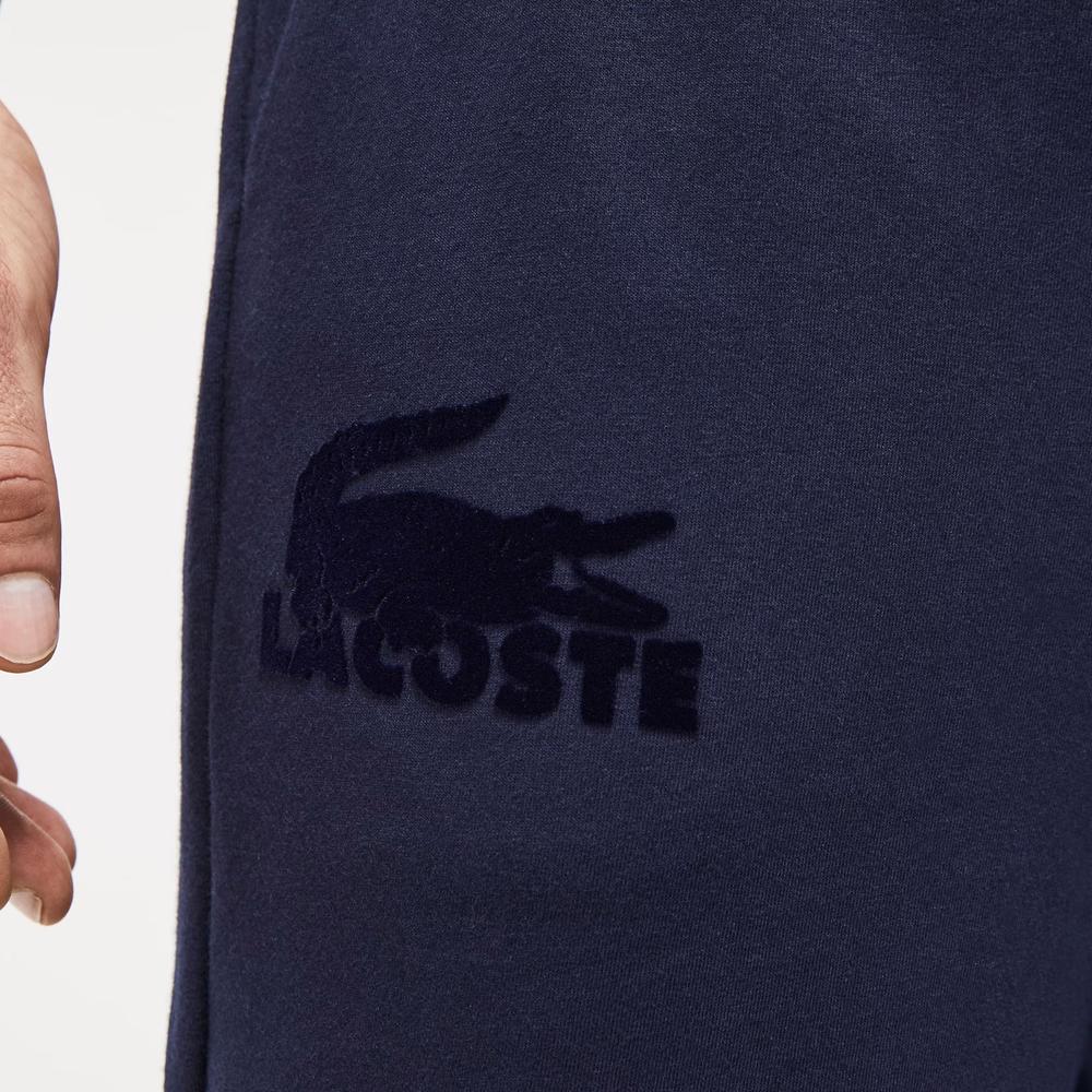Kalhoty Lacoste Loungewear Shell 3H5422-423 - tmavě modrě