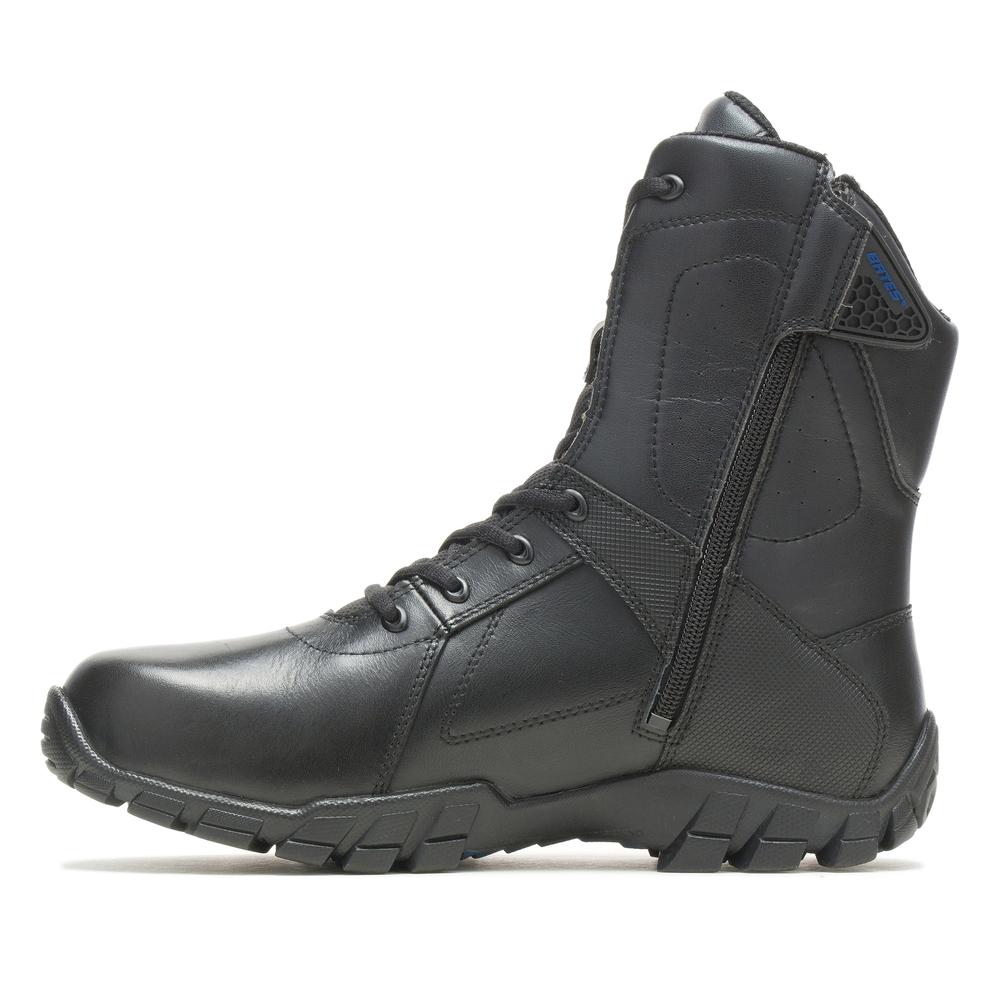 Boty Bates Shock 8 Side Zip E7008 - černé