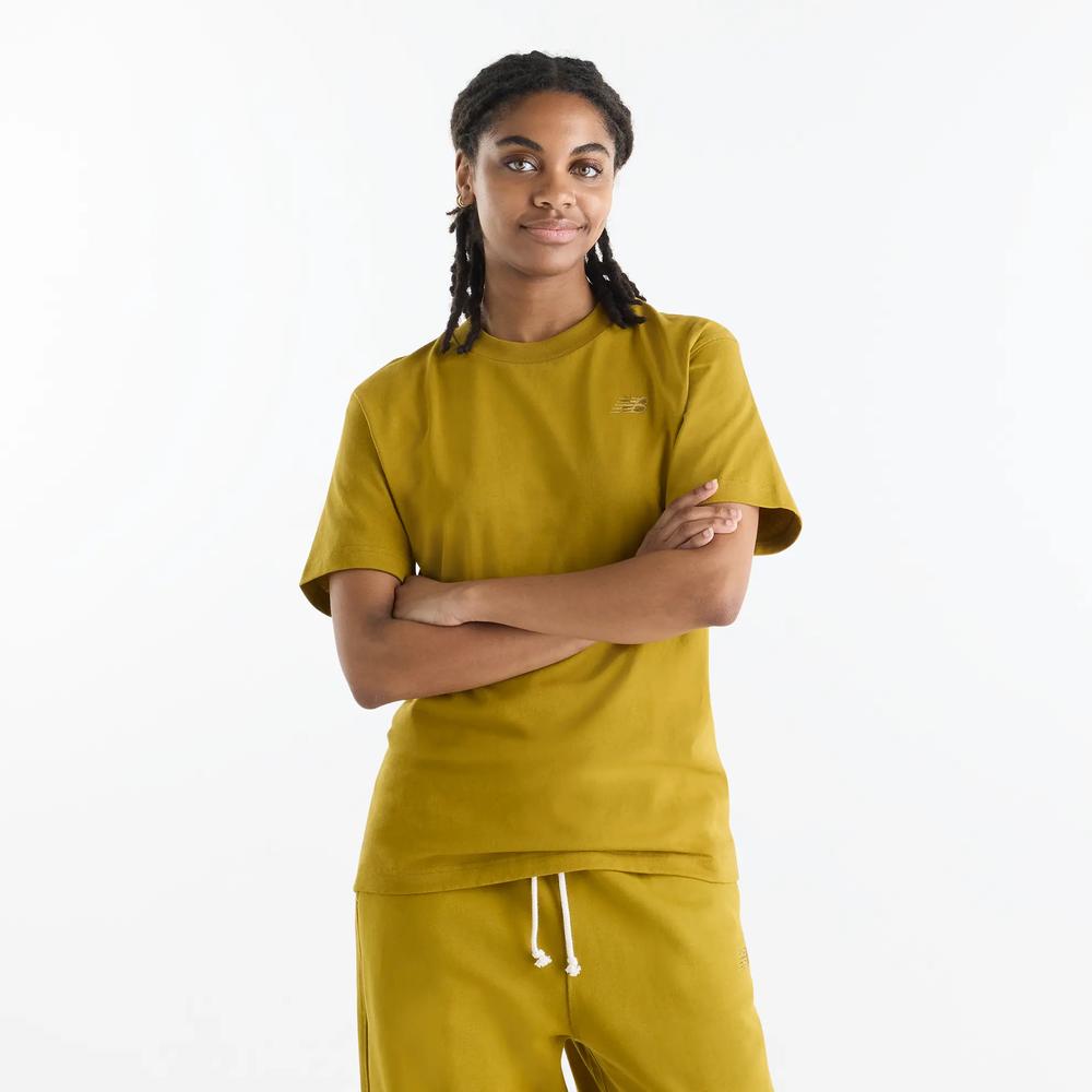 Dámské tričko New Balance WT41501BIL - žluté