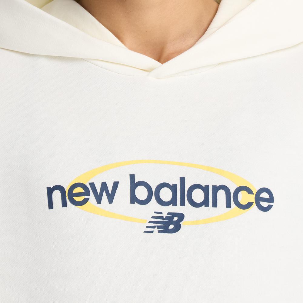 Dámská mikina New Balance WT61150XSST - bílé