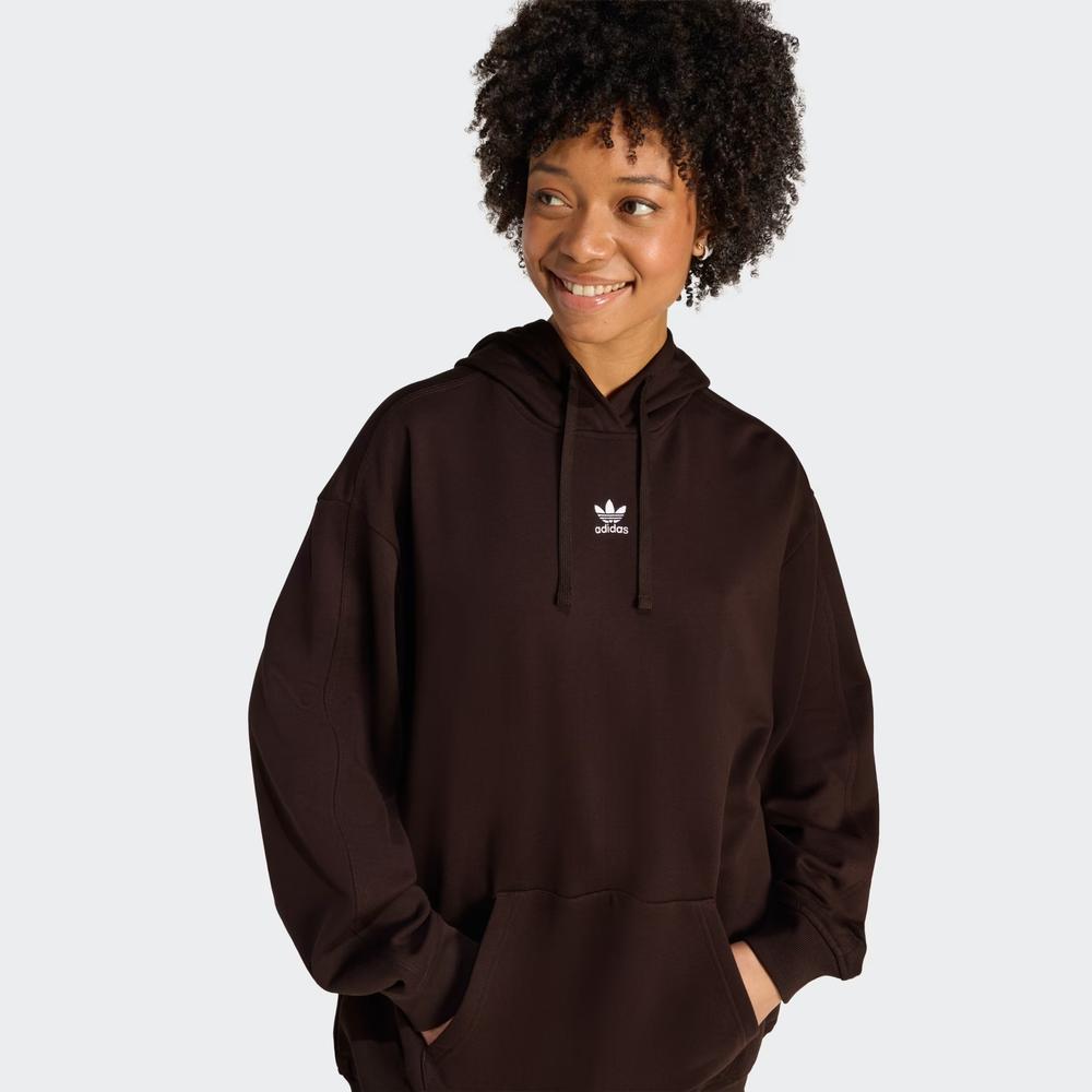 Dámská mikina adidas Originals Essentials Loose French Terry KC9145 - hnědé