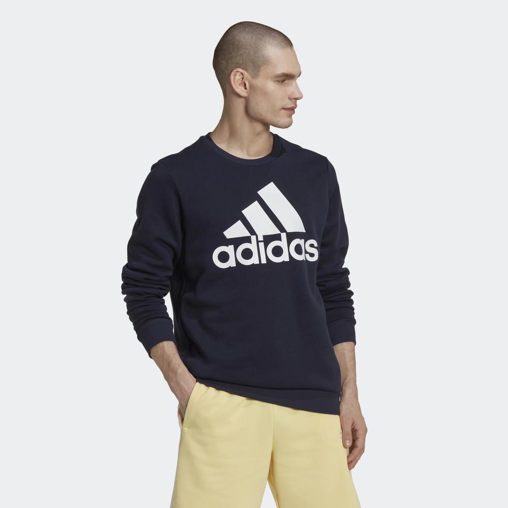 Mikina adidas Sportswear Essentials Big Logo HL2298 - tmavě modrě