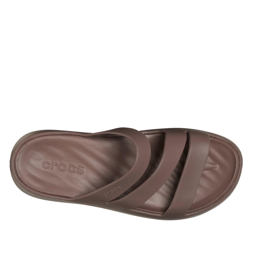 Žabky dámské Crocs Getaway Strappy 209587-0LF - hnědé