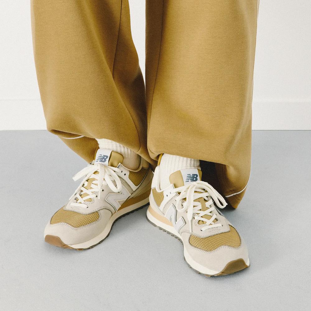 Unisex boty New Balance U5748DF - béžové