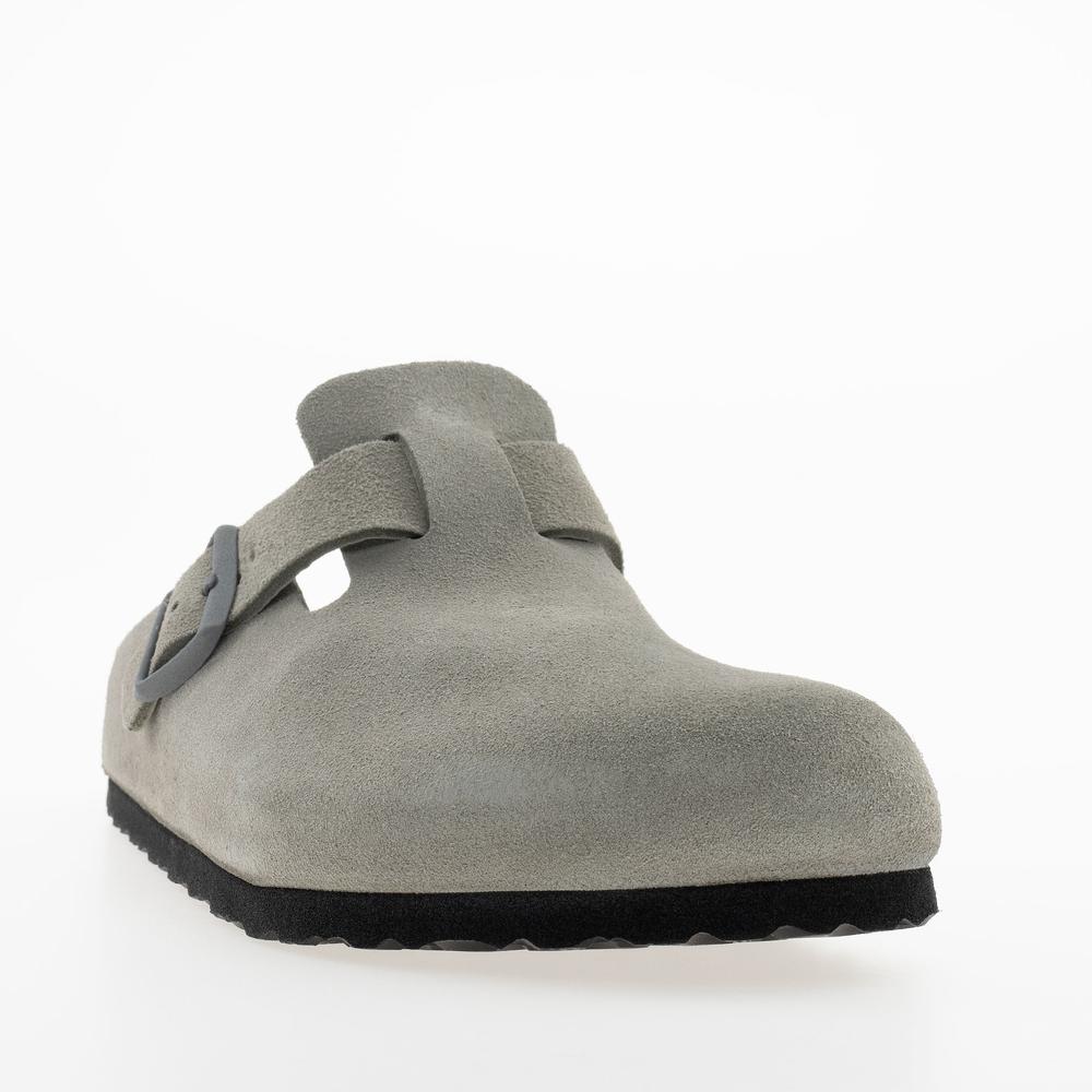 Žabky pánské Birkenstock Boston BS 1030622 - šedivé