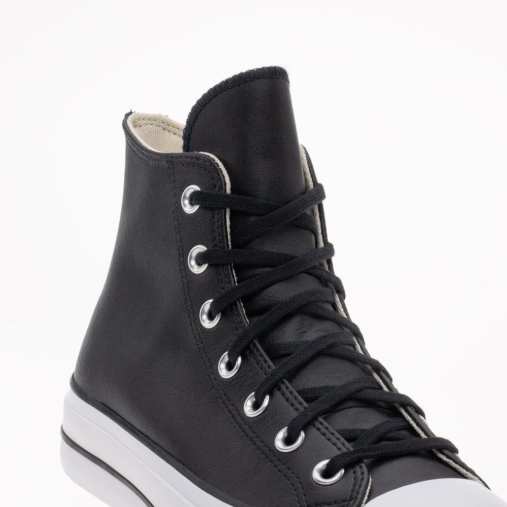 Boty Converse Chuck Taylor All Star Lift Platform Leather 561675C - černé