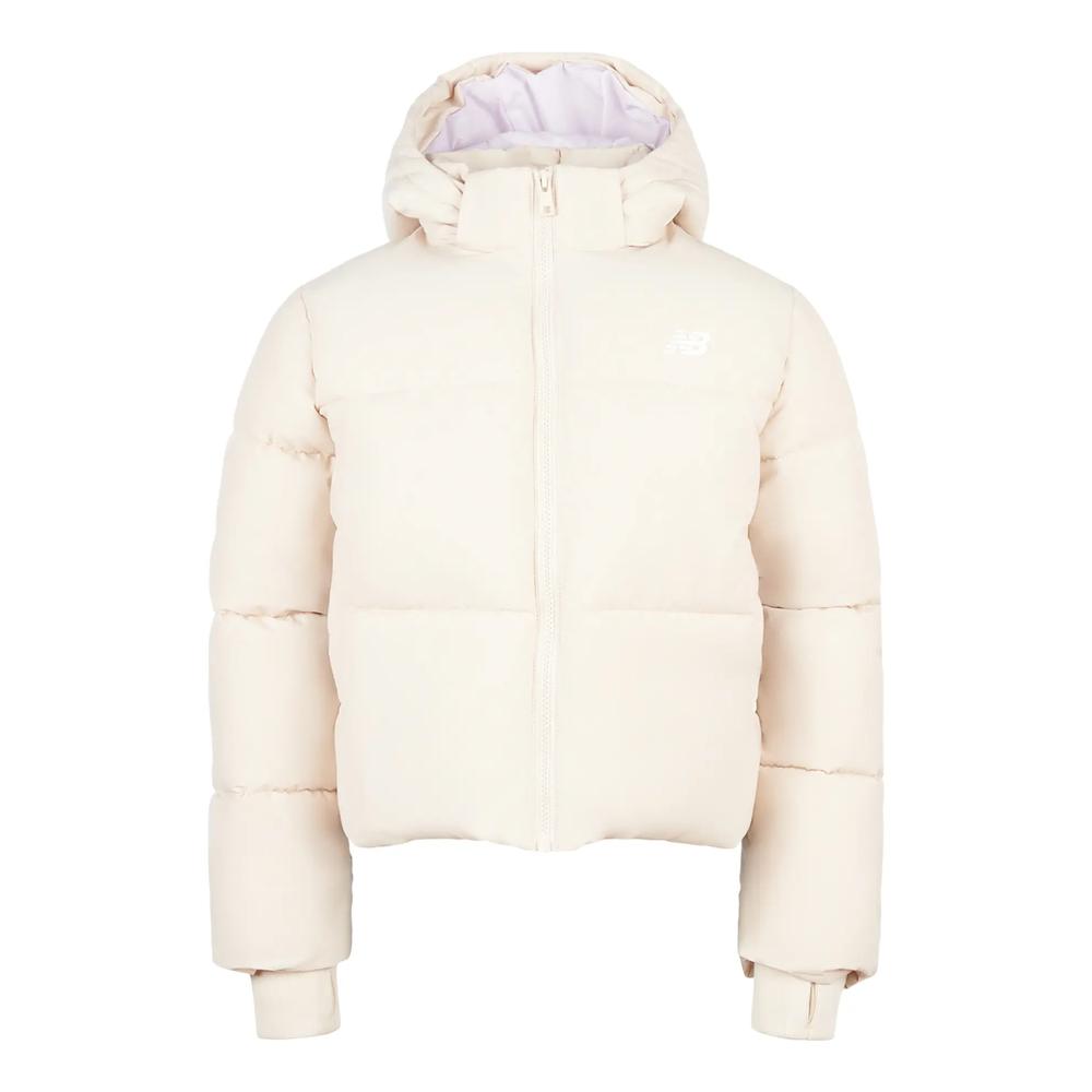 Dětské bunda New Balance LAKG0230BIS - béžové