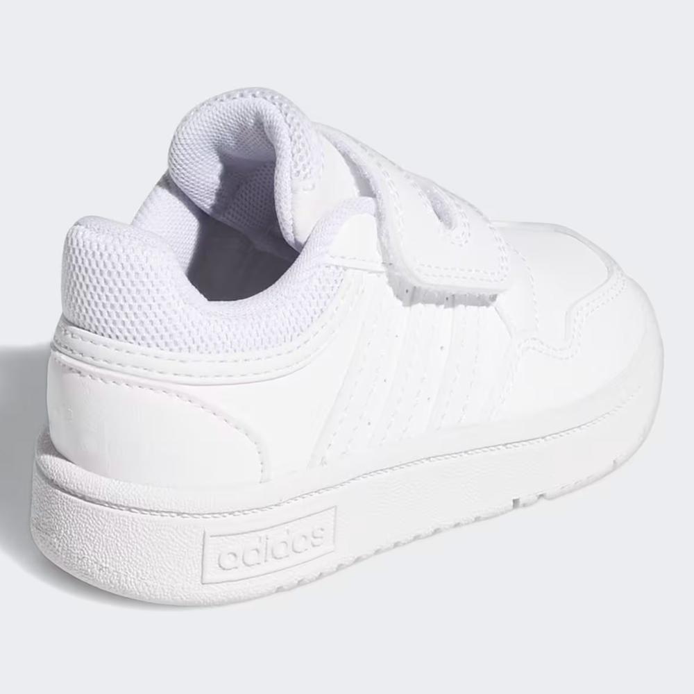 Dětské boty adidas Hoops 3.0 CF I GW0442 - bílé