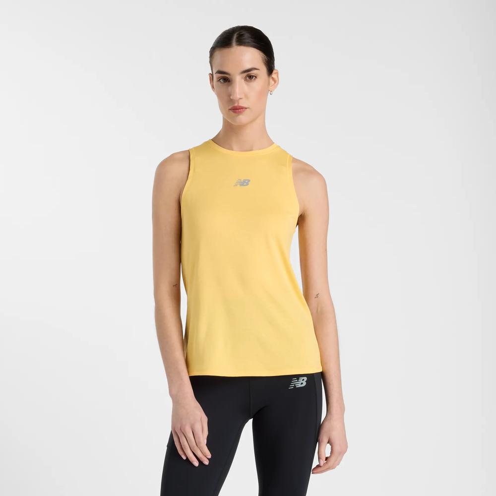 Dámské tričko New Balance WT51252CEE - žluté