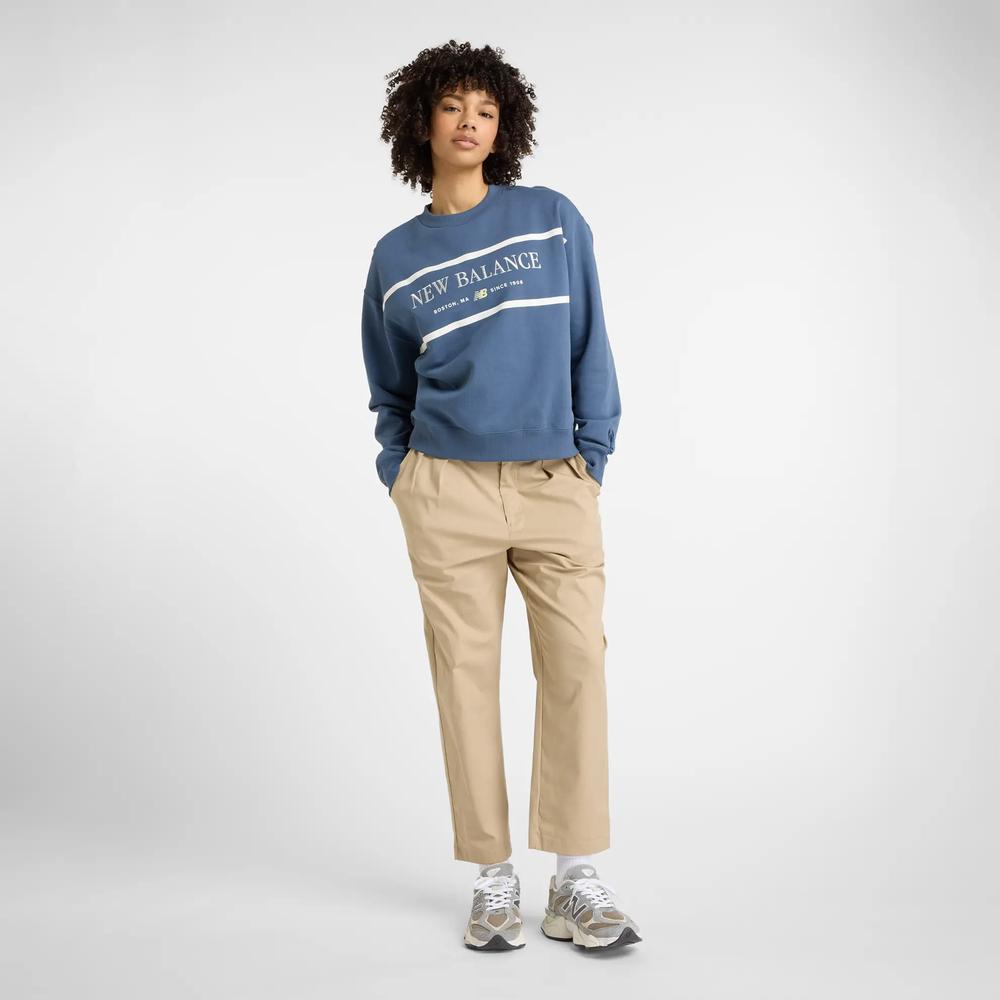 Mikina New Balance WT51923VTI - modré