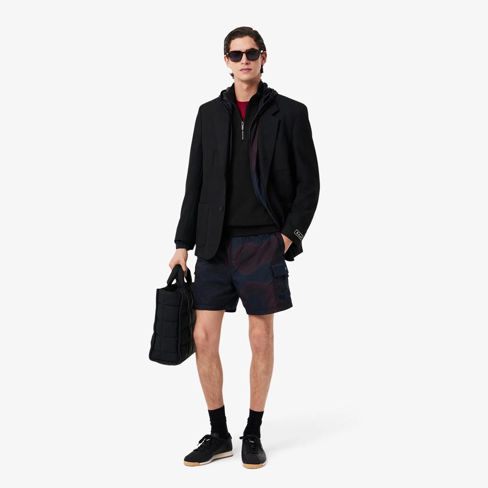 Mikina pánské Lacoste Interlock SH9774-031 - černé