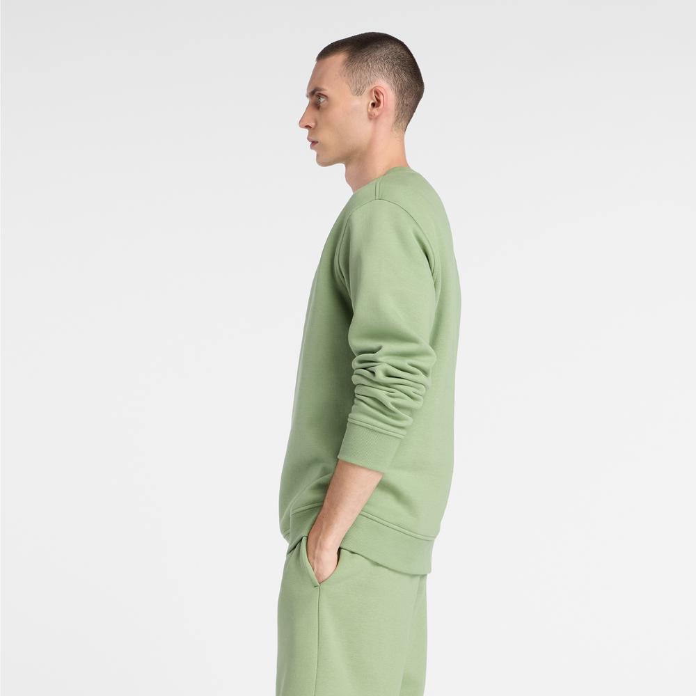 Pánská mikina New Balance MT43905AAR - zelené