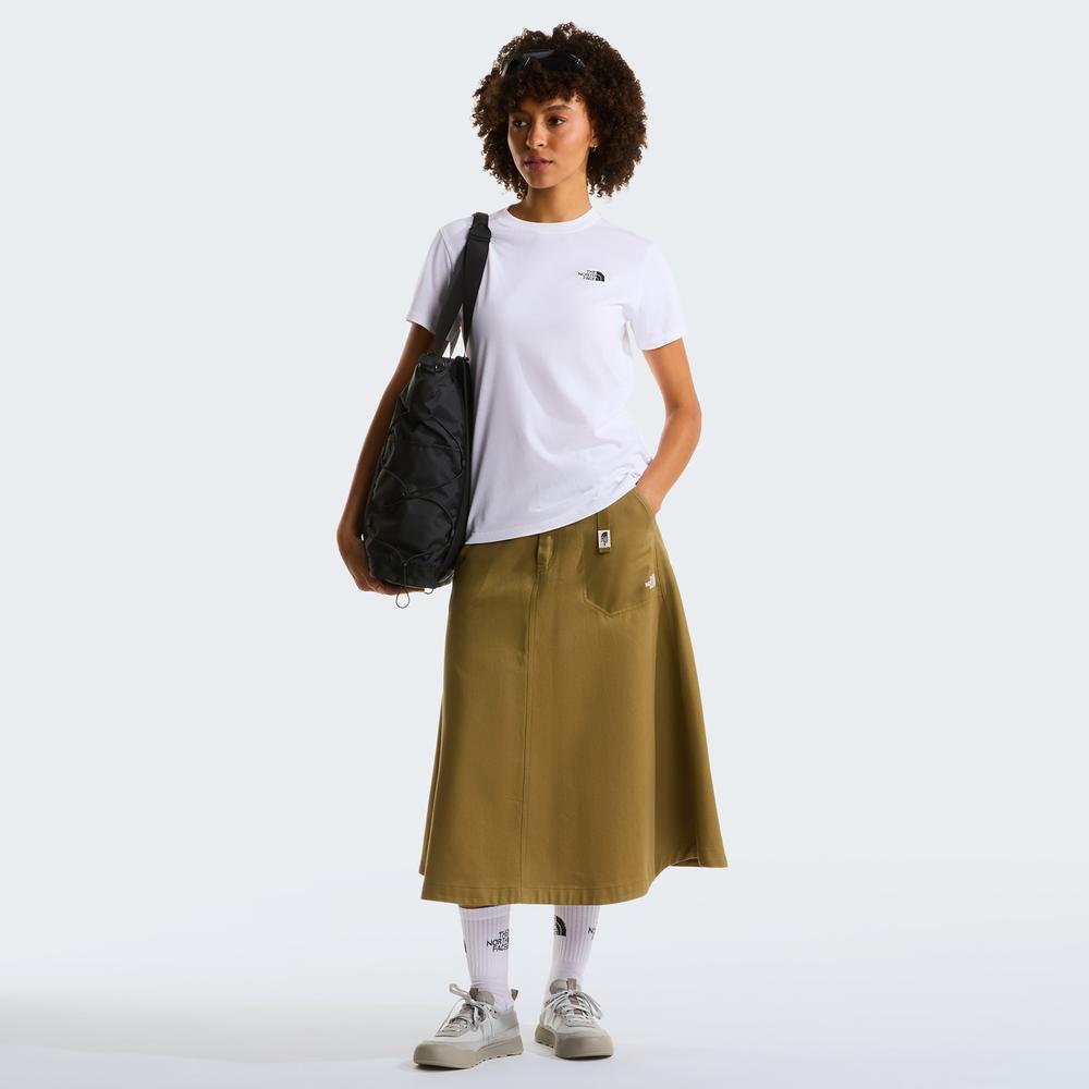 Dámská tričko The North Face Evolution Simple Dome 0A8FX7FN41 - bílé