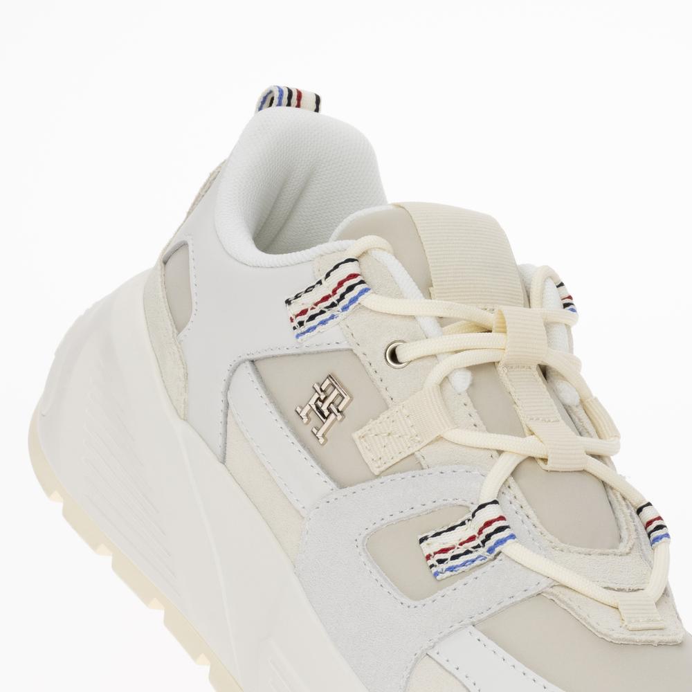 Boty Tommy Hilfiger Chunky Runner FW0FW07674-AEF - béžové