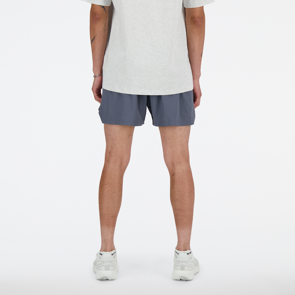 Pánské šortky New Balance MS41286GT – šedé