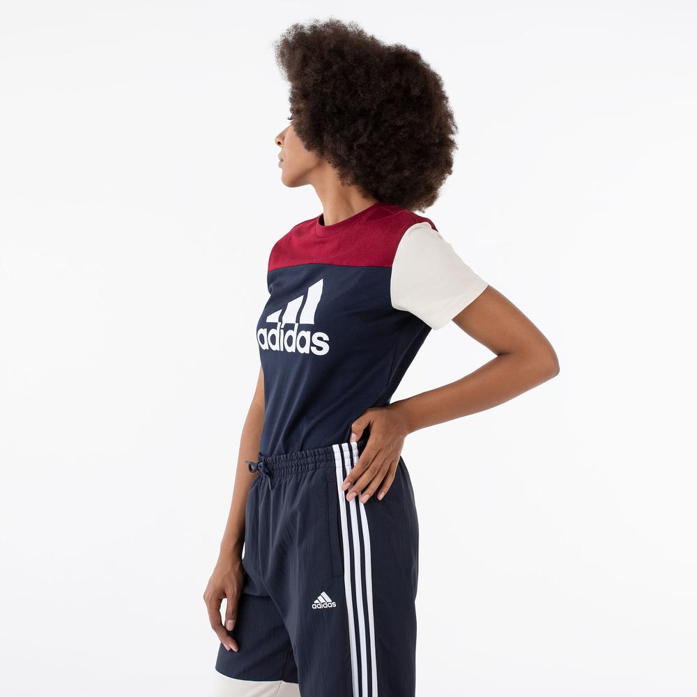 Tričko adidas Essentials Colorblock Logo HJ9463 - různobarevné