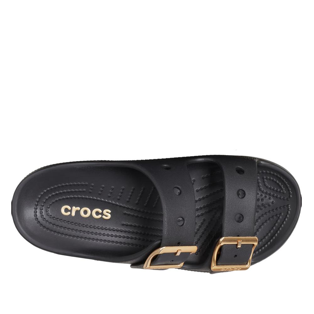 Dámské Crocs Metallic Buckle Saturday 213316-001 - černé