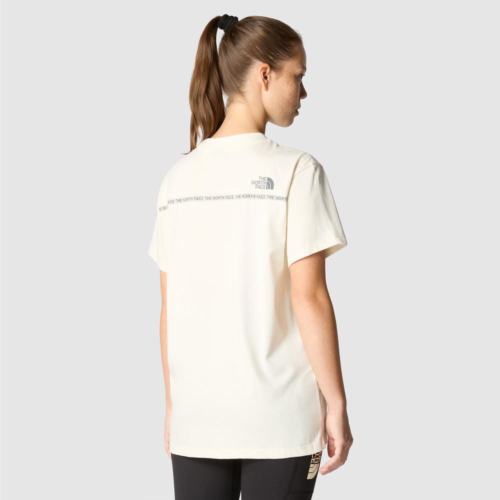 Tričko The North Face Zumu 0A87DJQLI1 - bílé