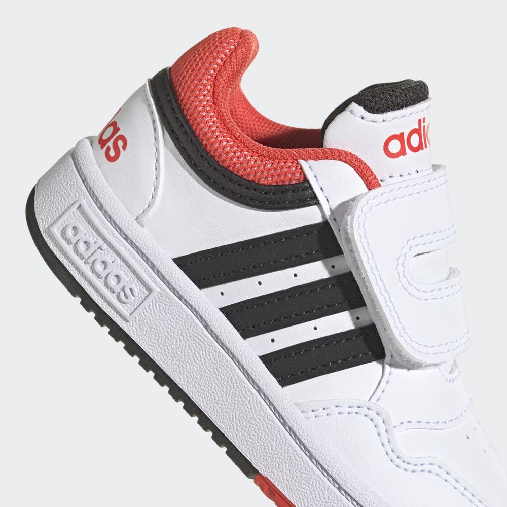 Boty dětské adidas Hoops 3.0 CF I H03860 - bílé