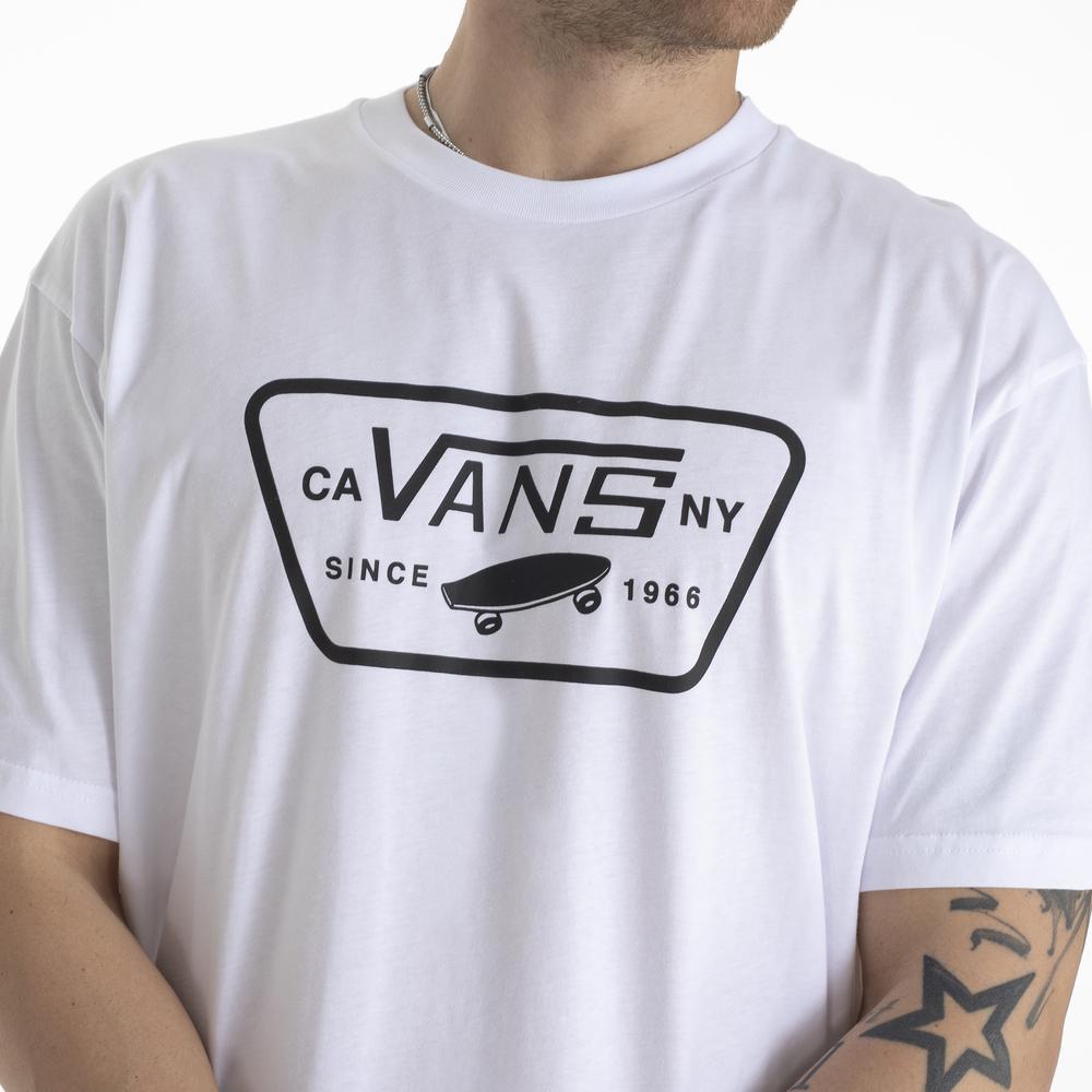Tričko Vans Full Patch VN000QN8YB21 - bílé