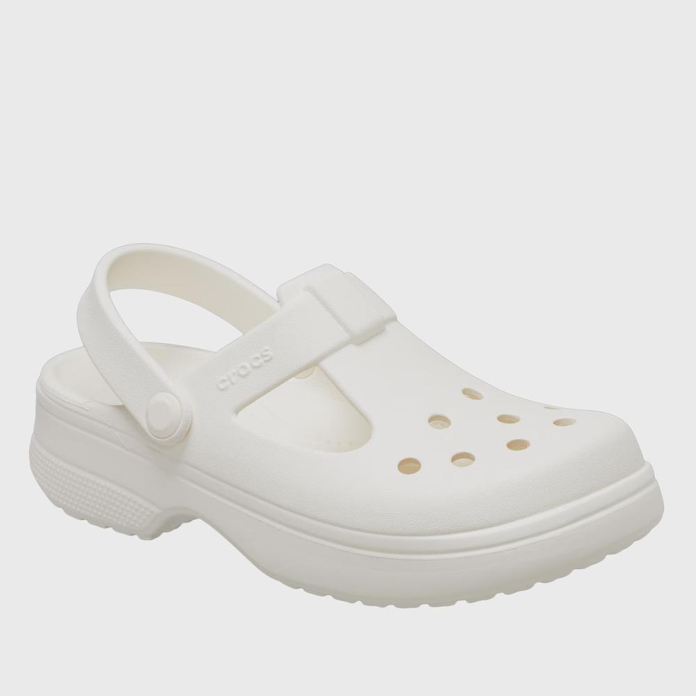 Žabky Crocs Classic Mary Jane Clog 210615-0WV - bílé