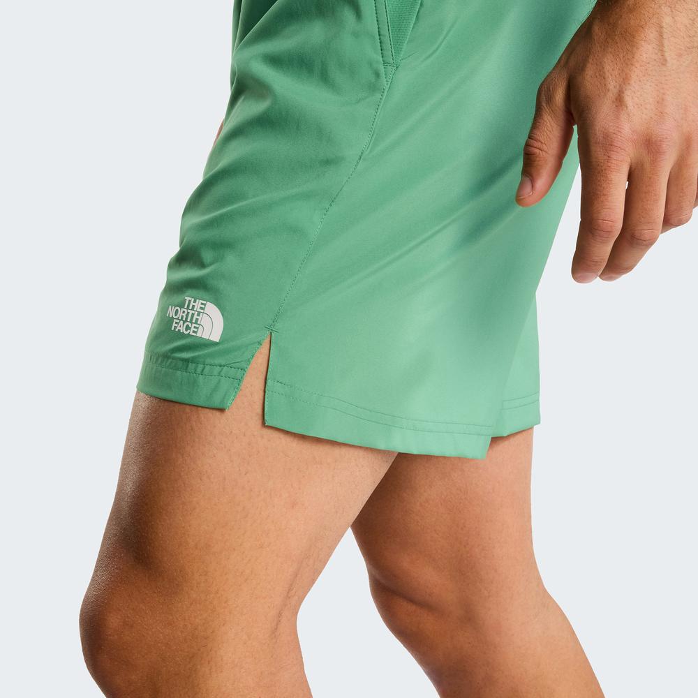 Pánské krátké kalhoty The North Face 7" 24/7 0A3O1BG571 - zelené