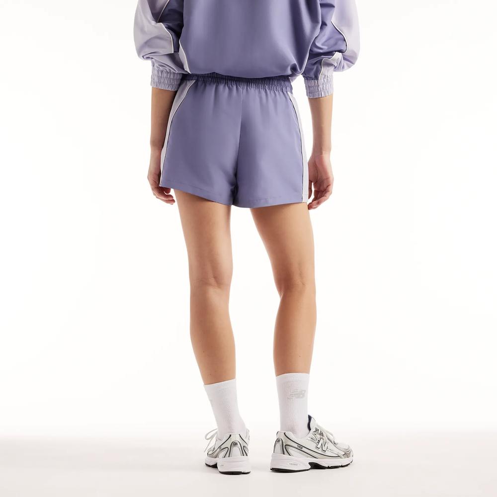 Dámské šortky New Balance WB6260DMDSV - fialové