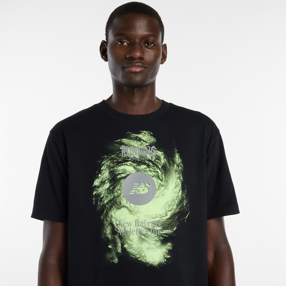 Pánské tričko New Balance Vortex Performance MT6164W1BK - černé