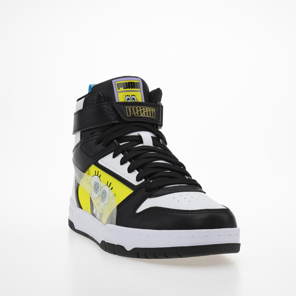 Boty Puma RBD Game SpongeBob 39086401 dětské, různobarevné