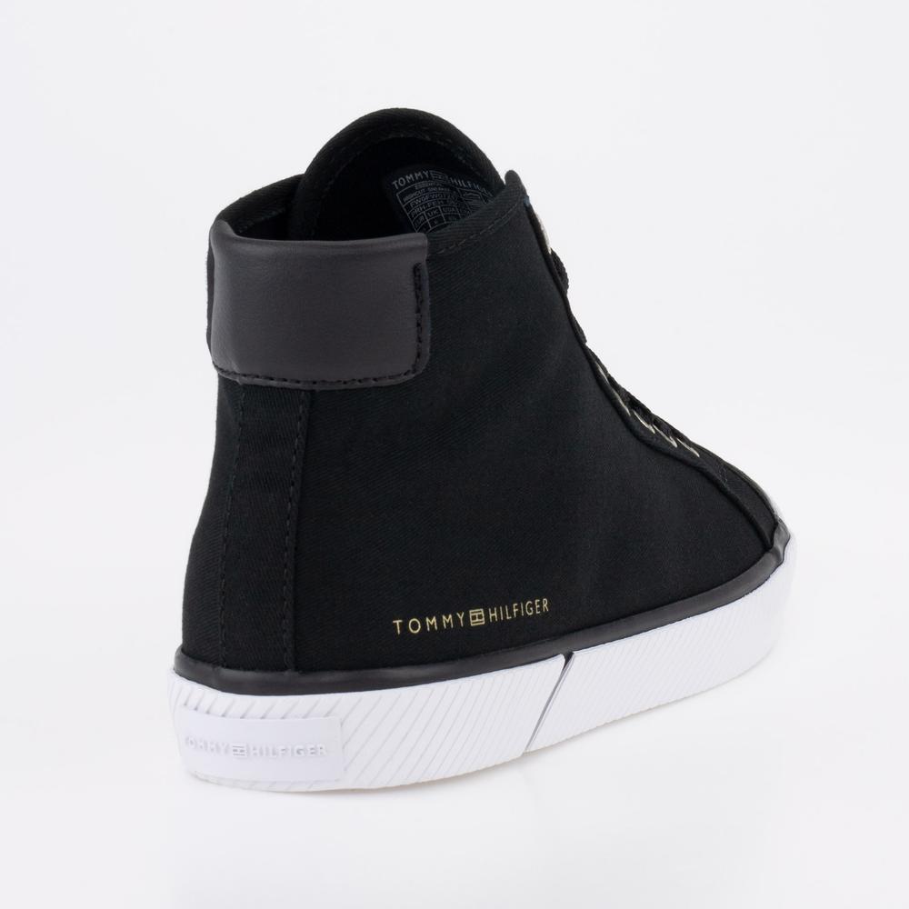 Boty Tommy Hilfiger Essential Highcut FW0FW07247-BDS - černé