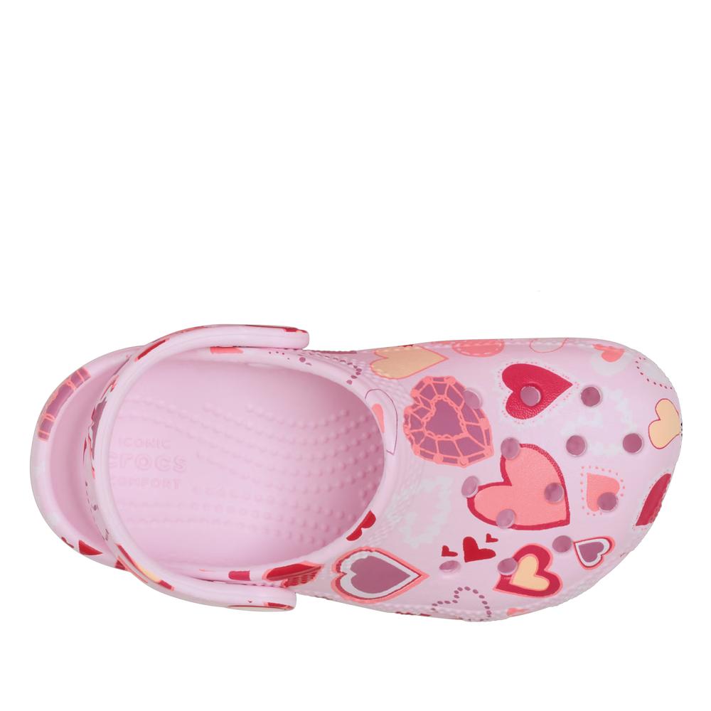 Žabky Crocs Classic Valentine's Day Clog 209755-7CI - růžové