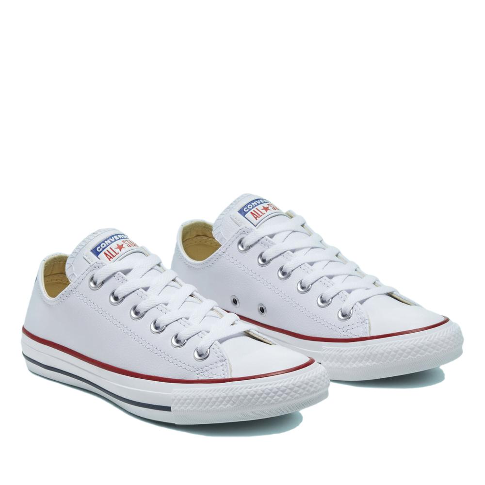 Boty Converse Chuck Taylor All Star Leather 132173C - bílé