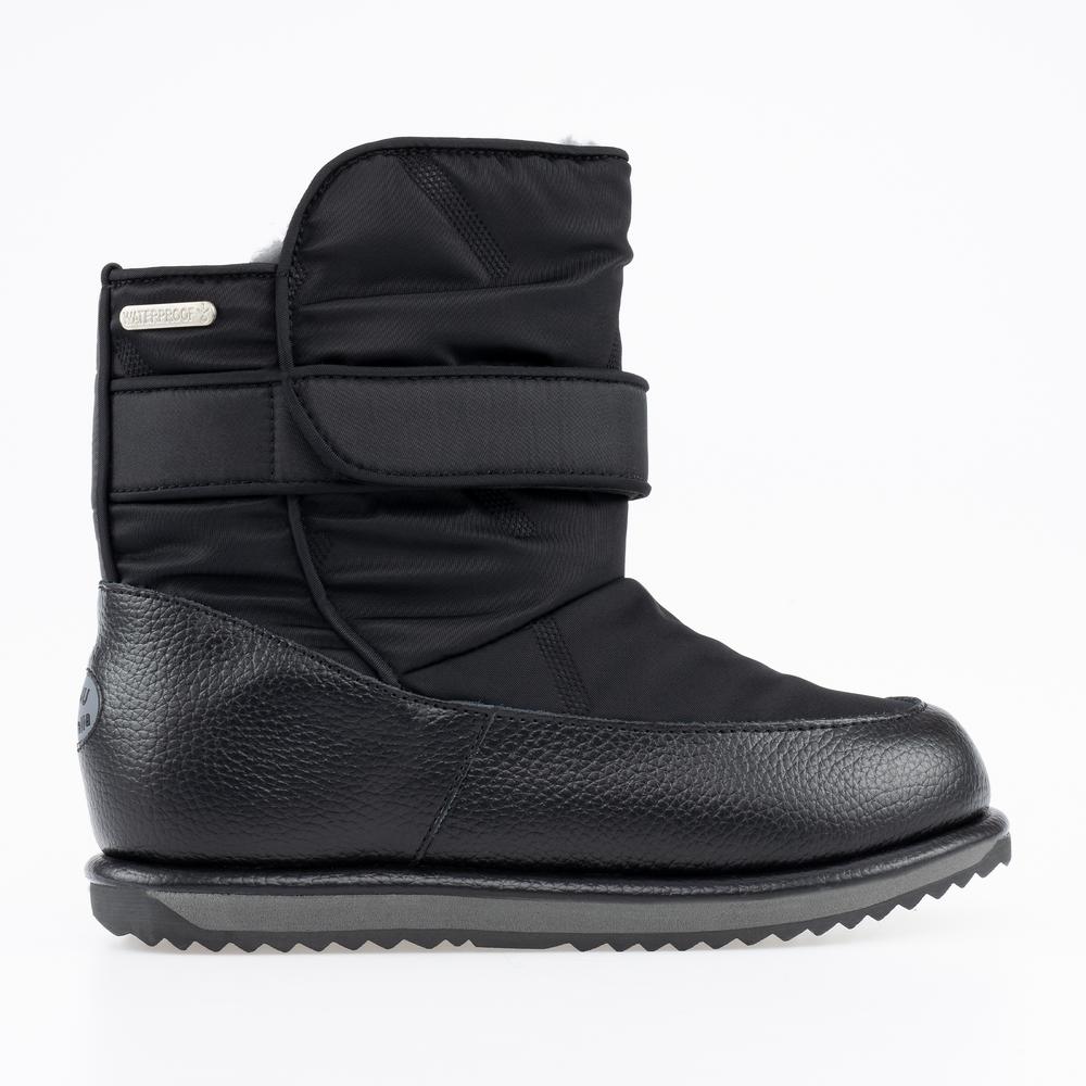 Boty Emu Australia Roth K12360BLAK - černé