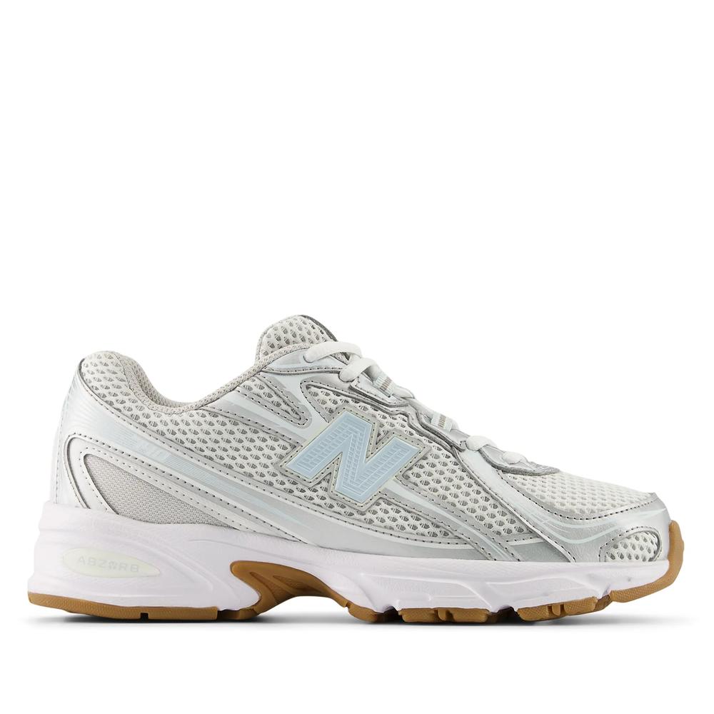 Dětské boty New Balance GR740AA - stříbně