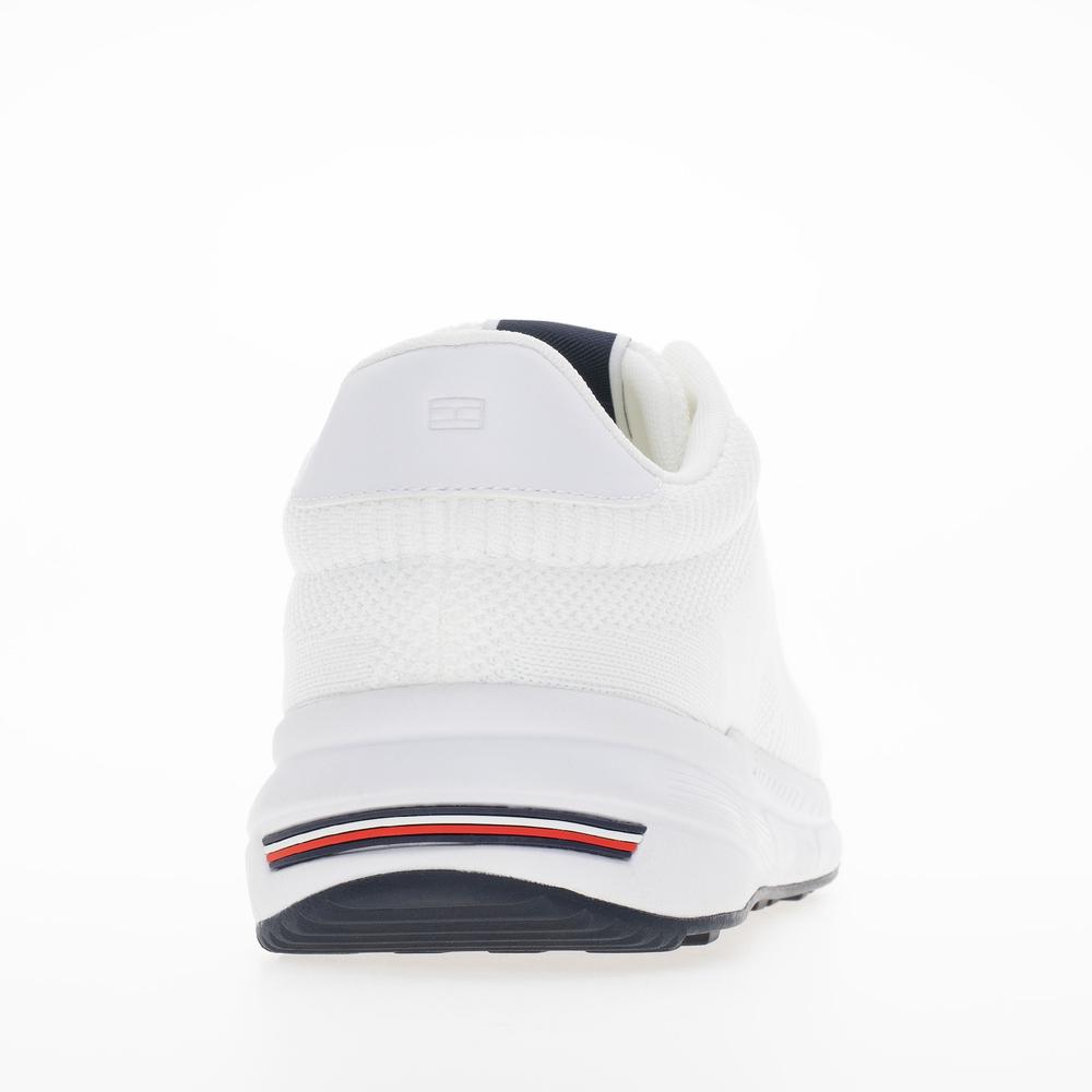 Boty Tommy Hilfiger Lightweight RWB Knit FM0FM05423-YBS - bílé