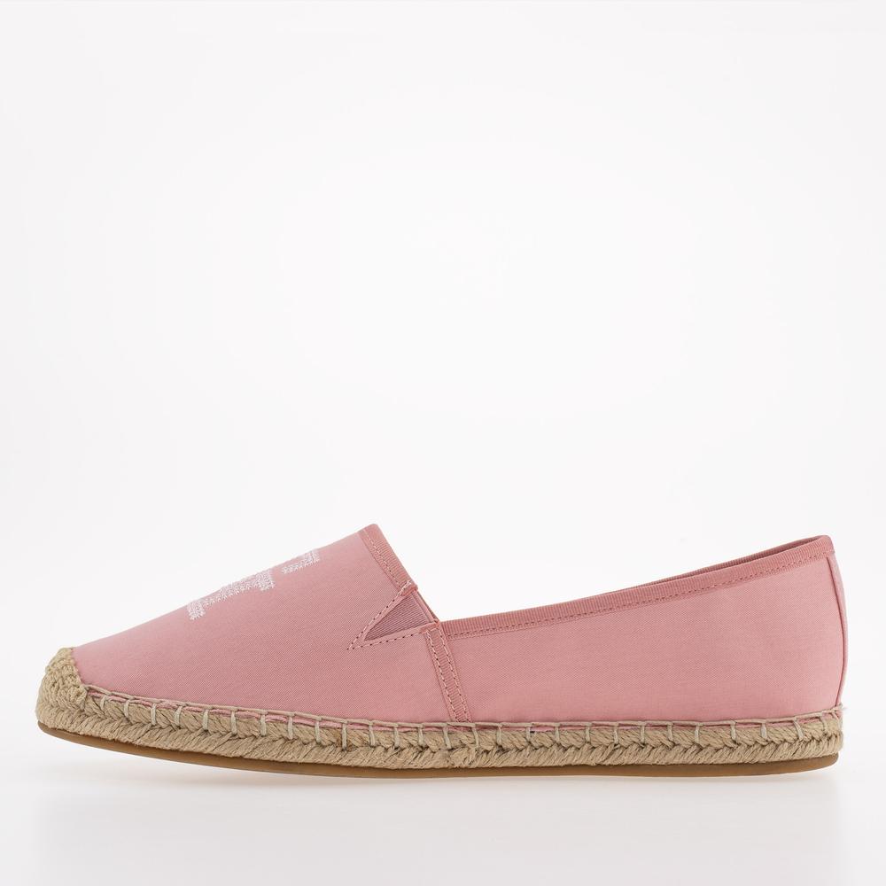 Boty Tommy Hilfiger Embroidered Espadrille FW0FW07101-TQS - růžové